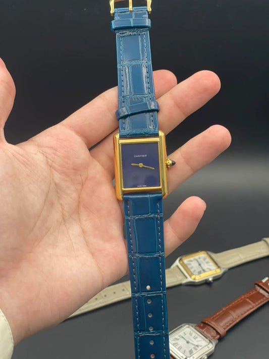 CTR Blue Strap With Blue Dial And Golden Bezel Quartz Watch