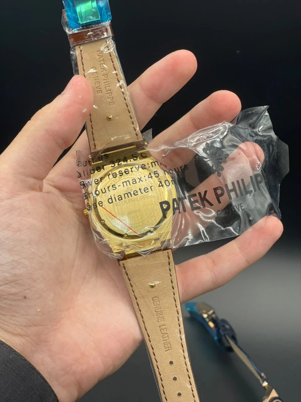 PP Brown Strap With Brown Slim Dial Quartz Watch