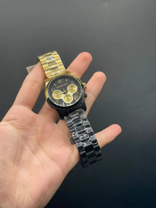 RLX Silver Oyster Chain With Black Air-Kind Style Dial Automatic Watch