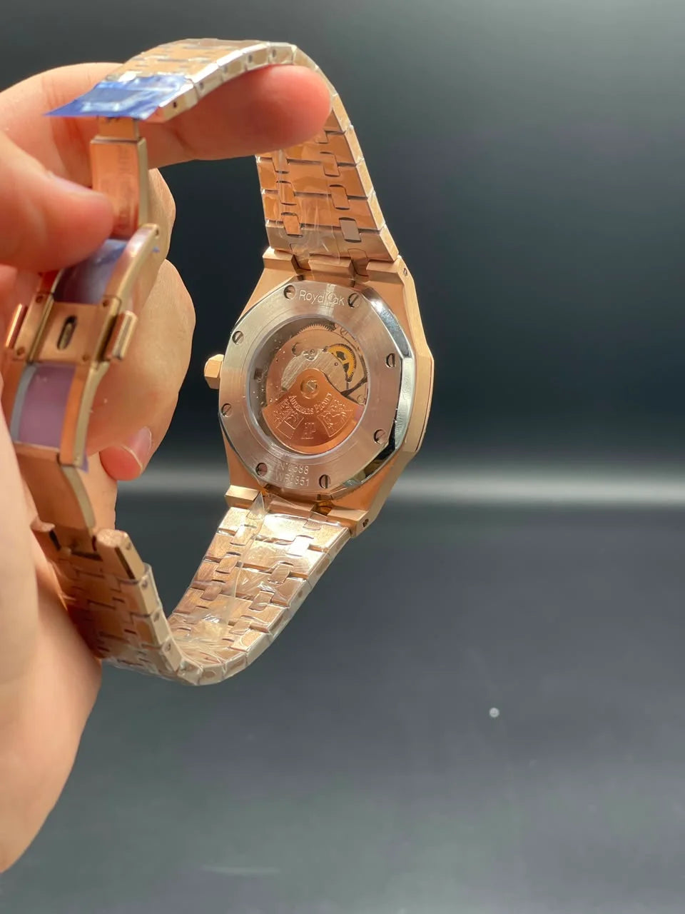 AP Rose Gold Chain With Rose Gold Dial Automatic Watch