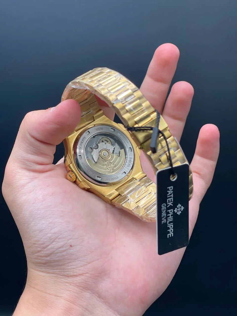 PP Golden Chain With Gray Dial Automatic Watch