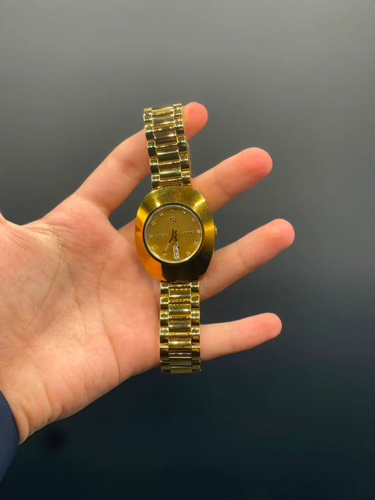 RD Gold Chain with Gold Diastar Dial Automatic Watch