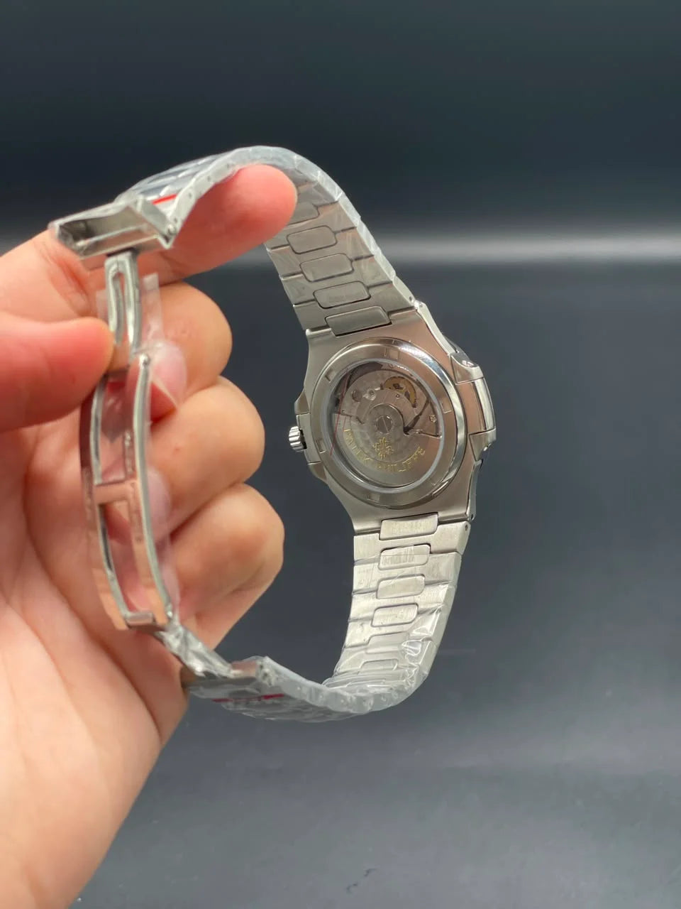 PP Silver Chain With Gray Dial Automatic Watch
