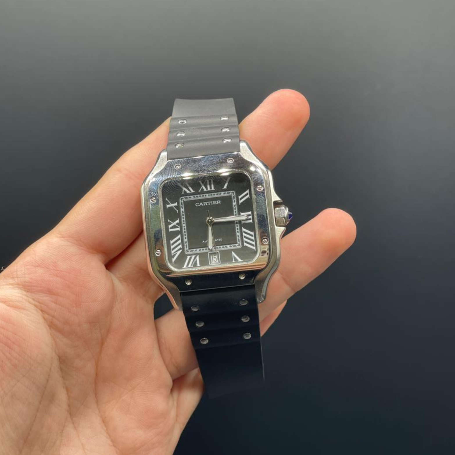 CTR Black Strap With Black Dial Automatic Watch