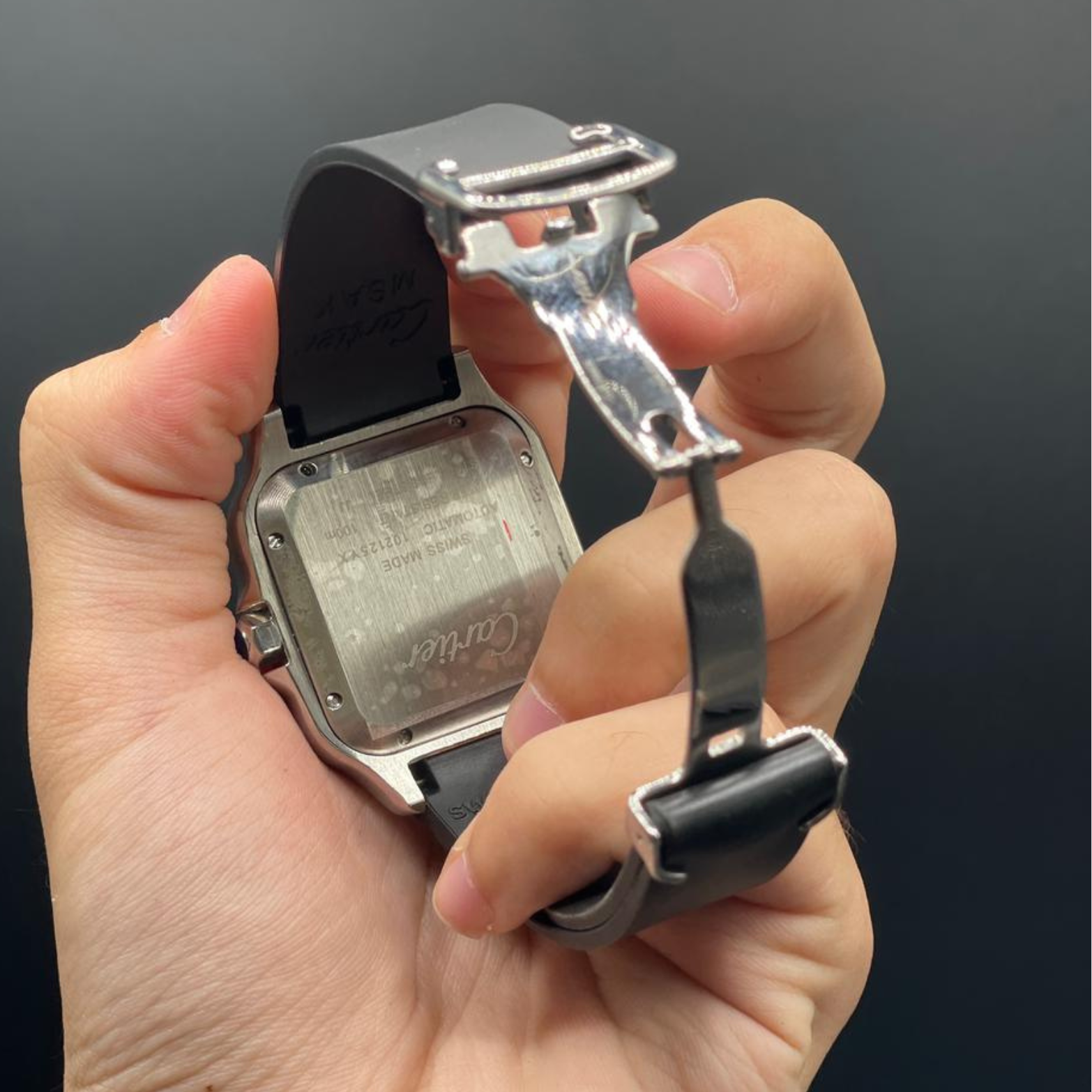 CTR Black Strap With Black Dial Automatic Watch