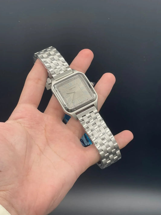 CTR Silver Chain With Gray Dial Quartz Watch