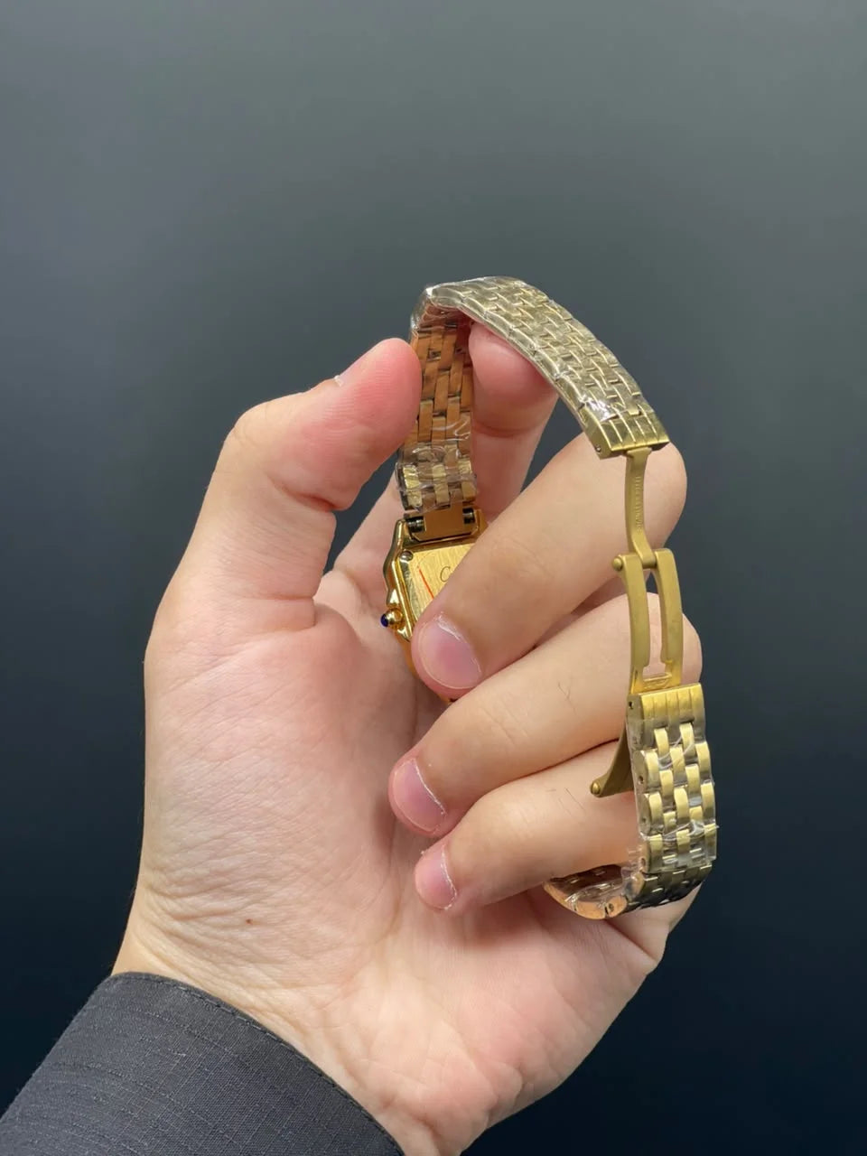 CTR Golden Chain With White Dial Quartz Watch