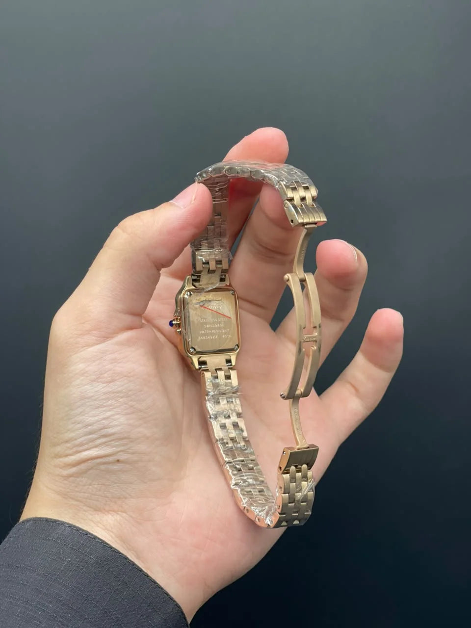CTR Rose Gold Chain With White Dial Quartz Watch
