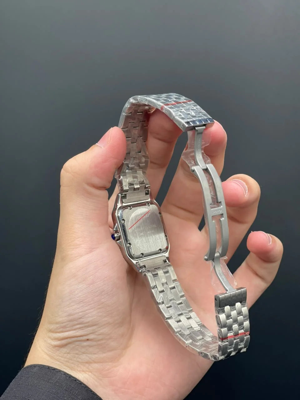 CTR Silver Chain With White Dial And Diamond Bezel Quartz Watch