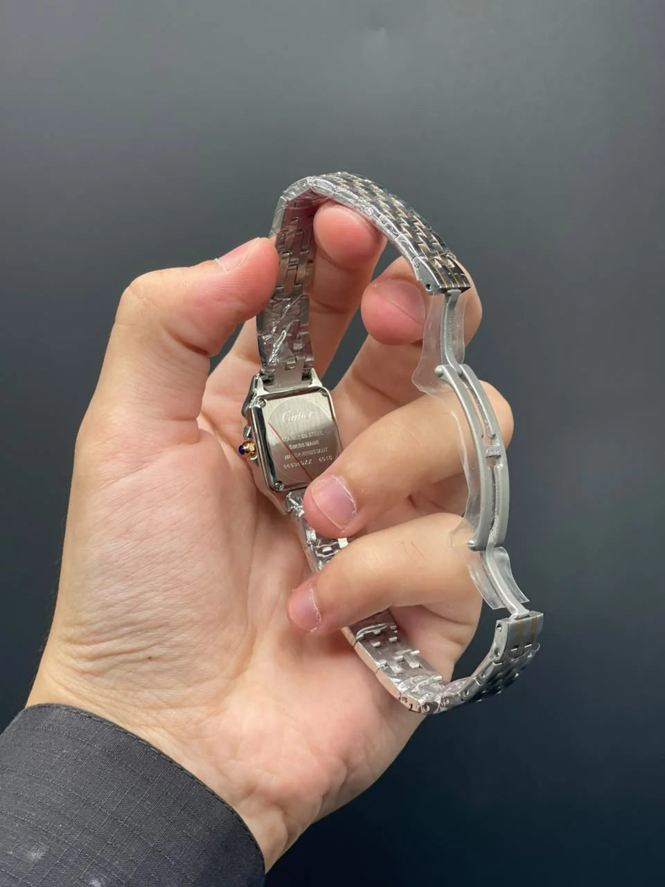 CTR Two Tone Chain With White Dial With Diamond Bezel Quartz Watch
