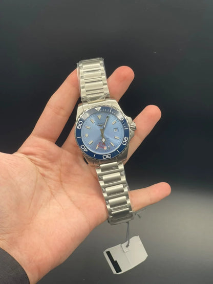 LGS Silver Chain With Black Dial And Rotatable Bezel Automatic Watch