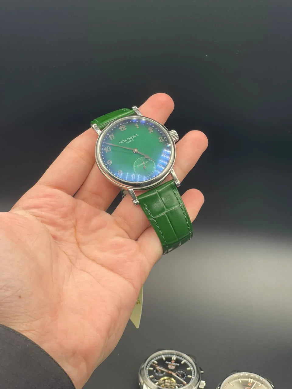 PP Green Strap With Green Slim Dial Automatic Watch
