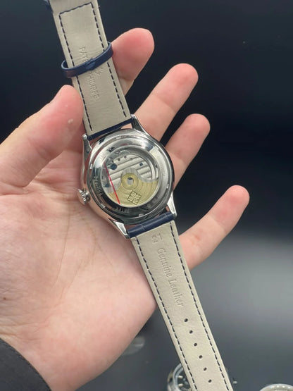 PP Blue Strap With Blue Open Heart Dial Automatic Watch