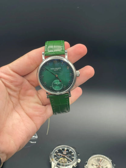 PP Green Strap With Green Slim Dial Automatic Watch