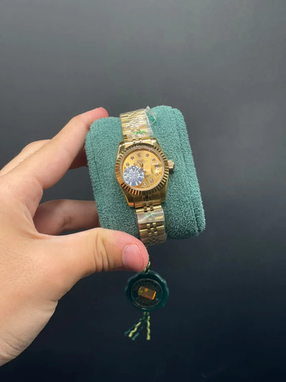 RLX Golden Chain With Golden Dial Automatic Watch