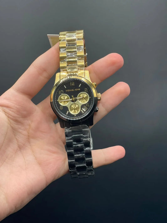 RLX Silver Oyster Chain With Black Air-Kind Style Dial Automatic Watch