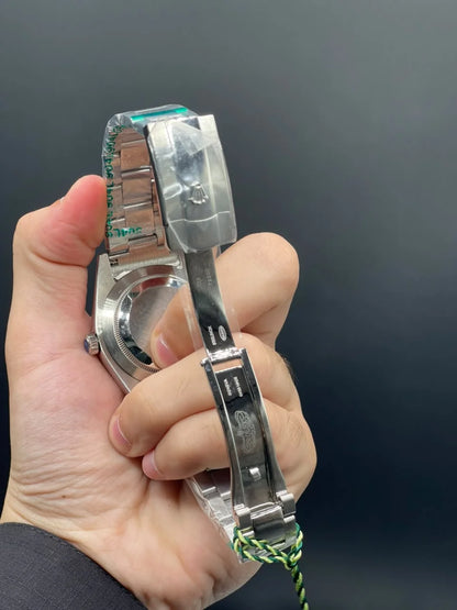 RLX Silver Oyster Chain With Gray Dial Automatic Watch