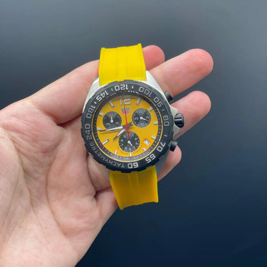 TAG Yellow Strap Formula 1 Chronograph Watch