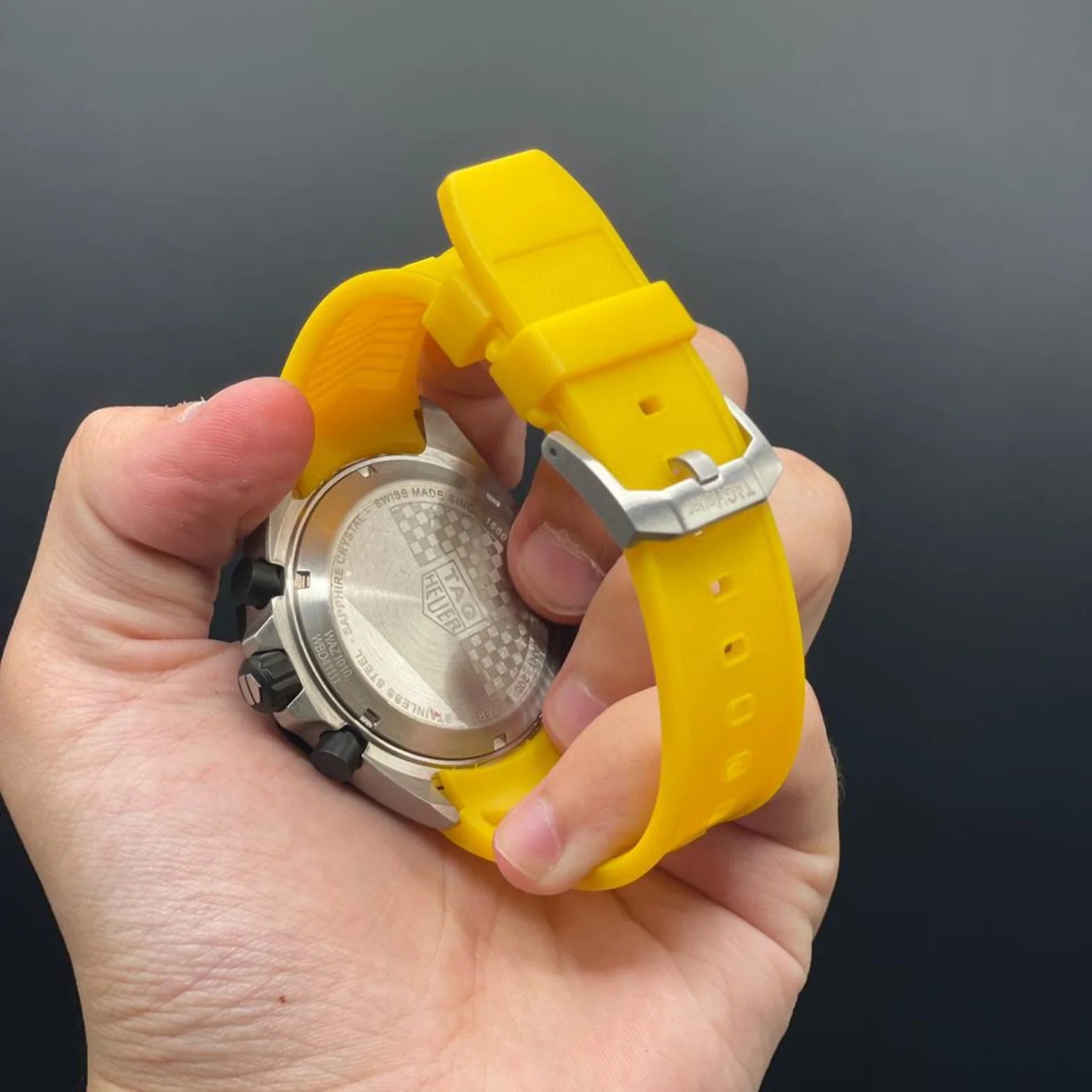 TAG Yellow Strap Formula 1 Chronograph Watch