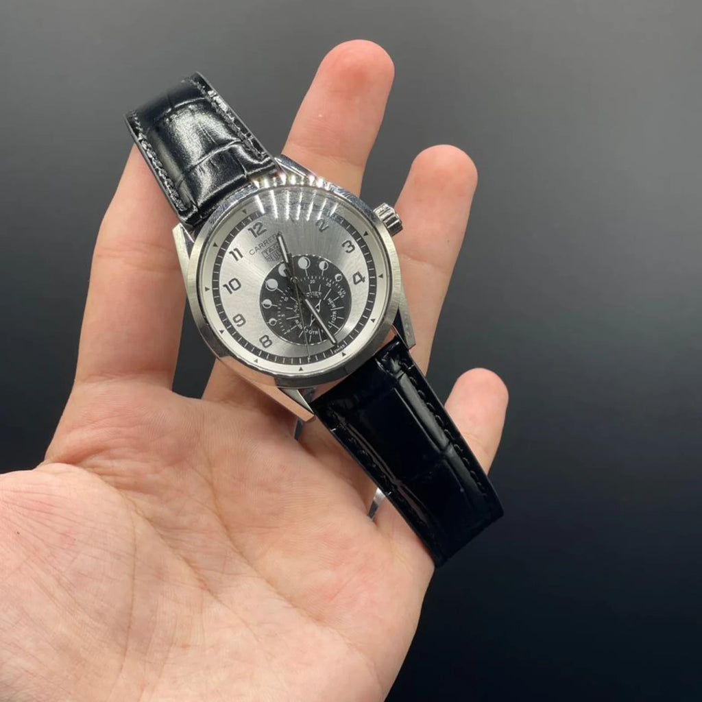TAG Black Strap Carrera Astronomer Watch