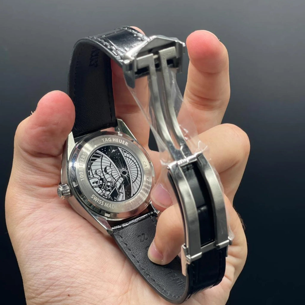 TAG Black Strap Carrera Astronomer Watch