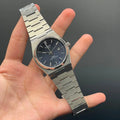 TT Silver Chain With Glacier Blue Dial Automatic Watch