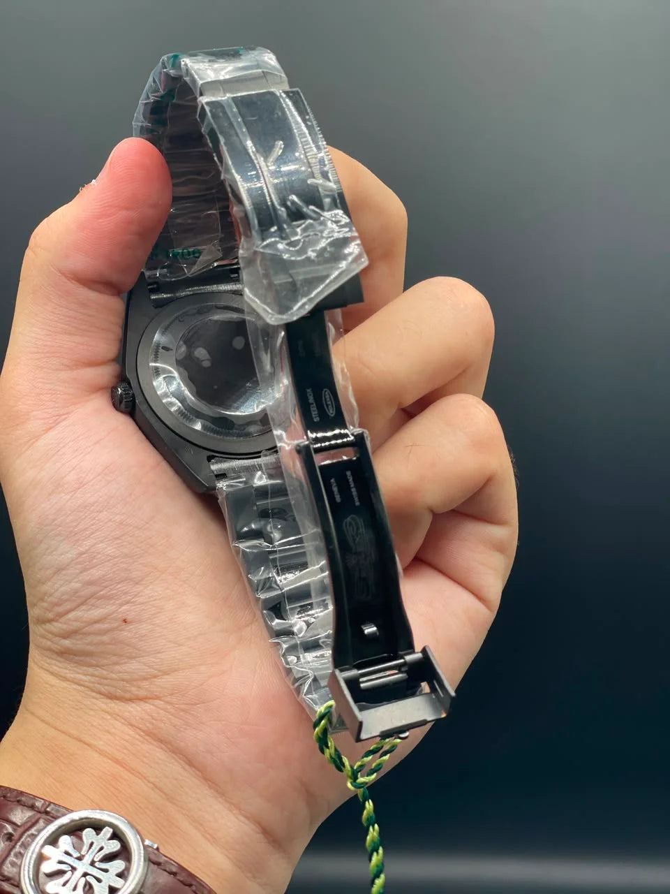 RLX Black Oyster Chain With Black Dial Automatic Watch