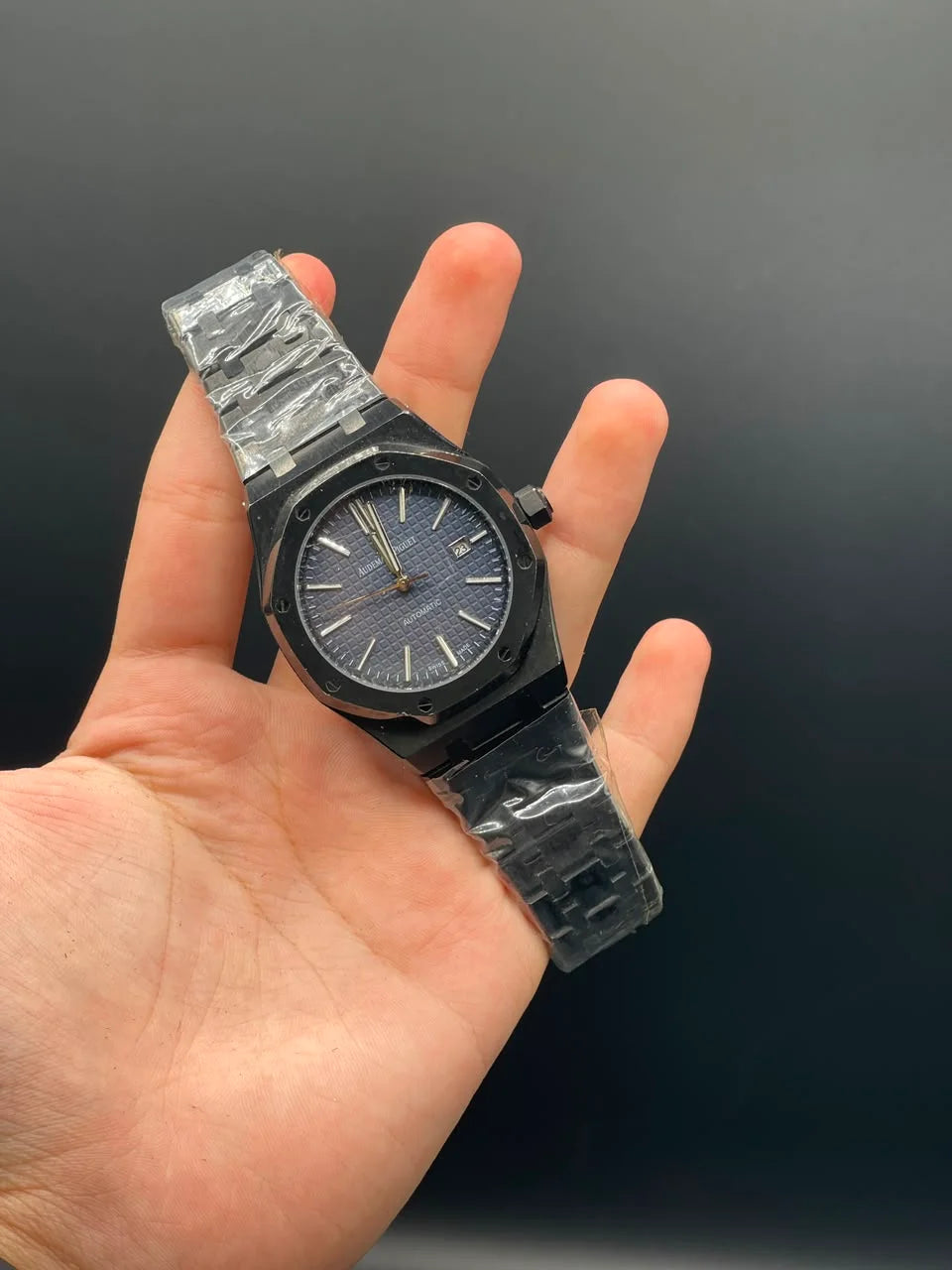 AP Black Chain With Blue Dial Automatic Watch