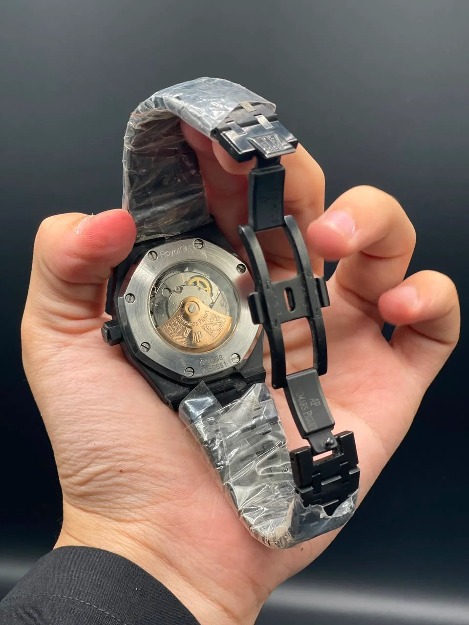AP Black Chain With Blue Dial Automatic Watch