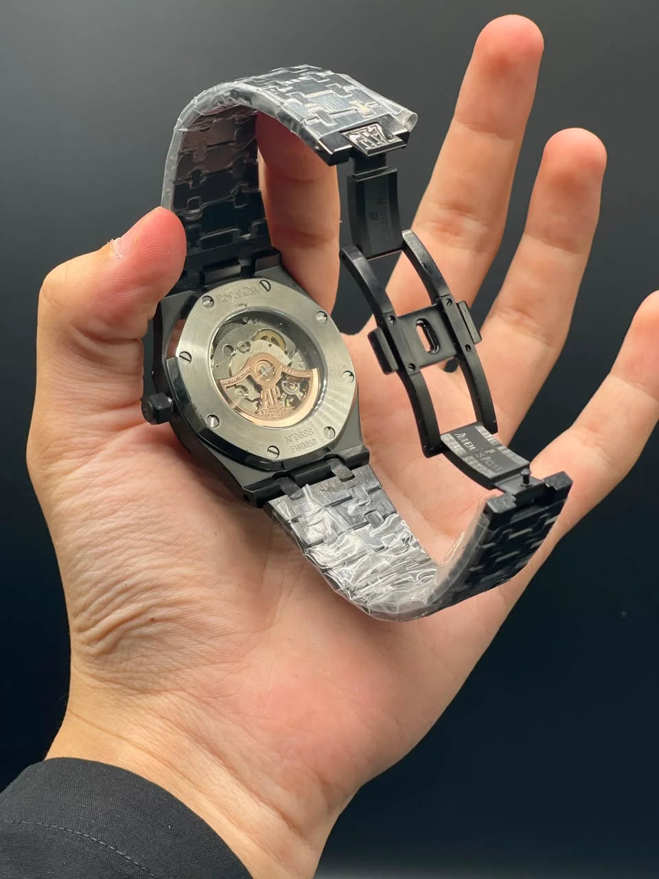 AP Black Chain With Dark Blue Dial Automatic Watch