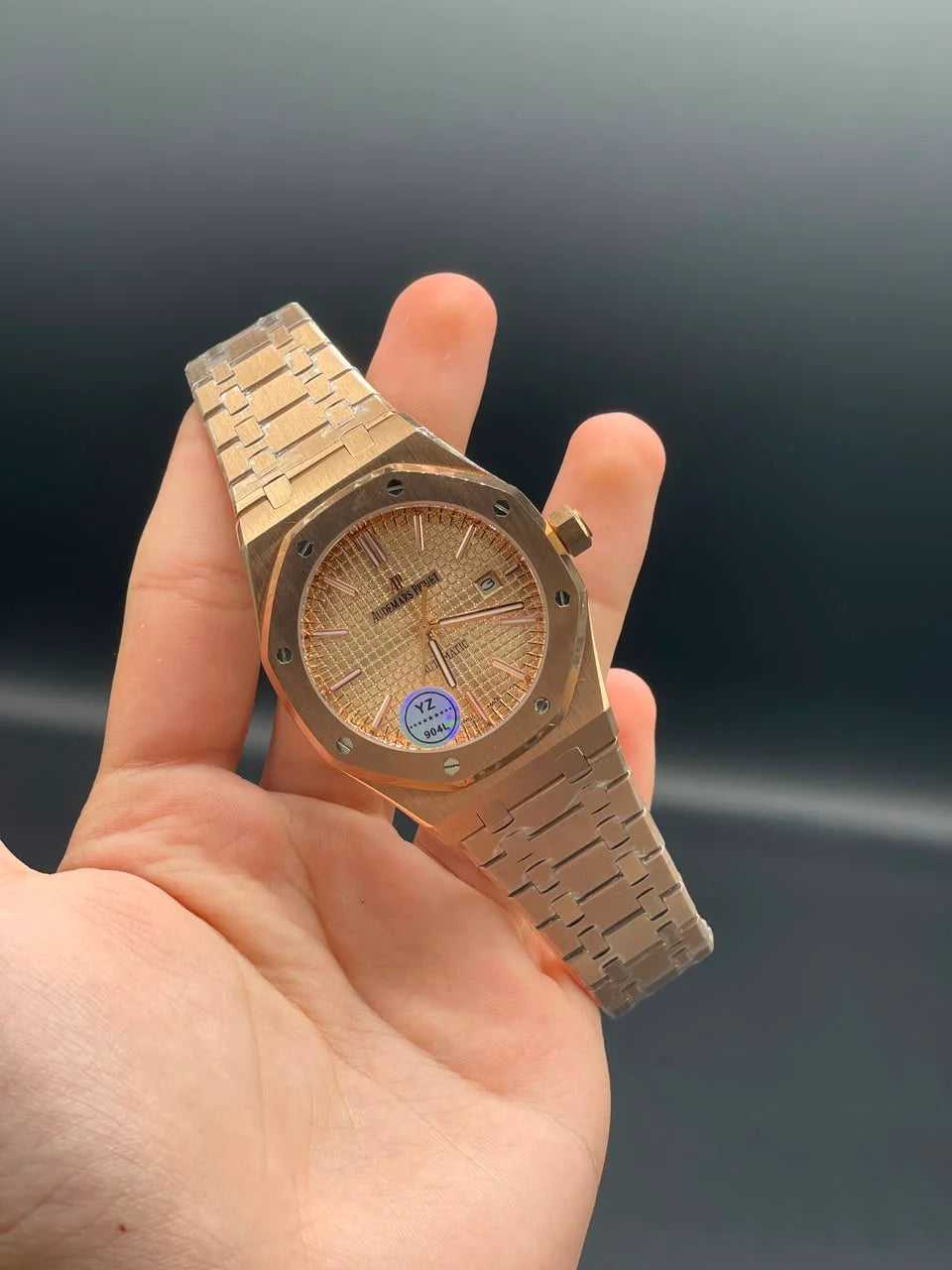 AP Rose Gold Chain With Rose Gold Dial Automatic Watch