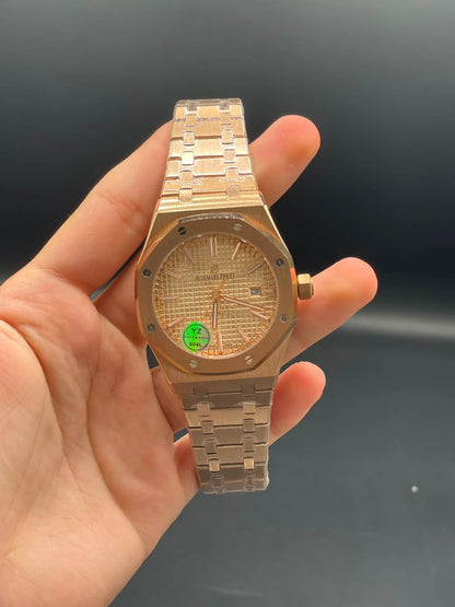 AP Rose Gold Chain With Rose Gold Dial Automatic Watch