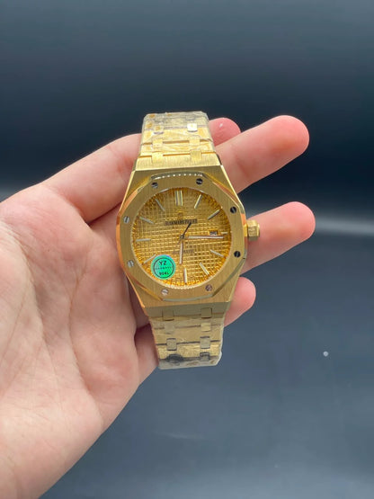 AP Golden Chain With Golden Dial Automatic Watch