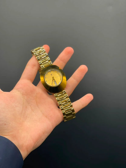 RD Gold Chain with Gold Diastar Dial Automatic Watch