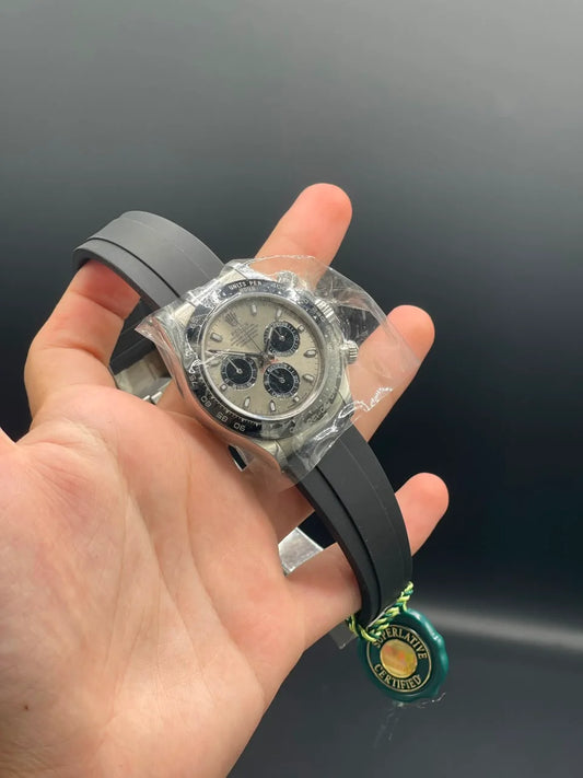 Oyster-Flex Strap with Gray Ghost Daytona-Style Dial Automatic Watch