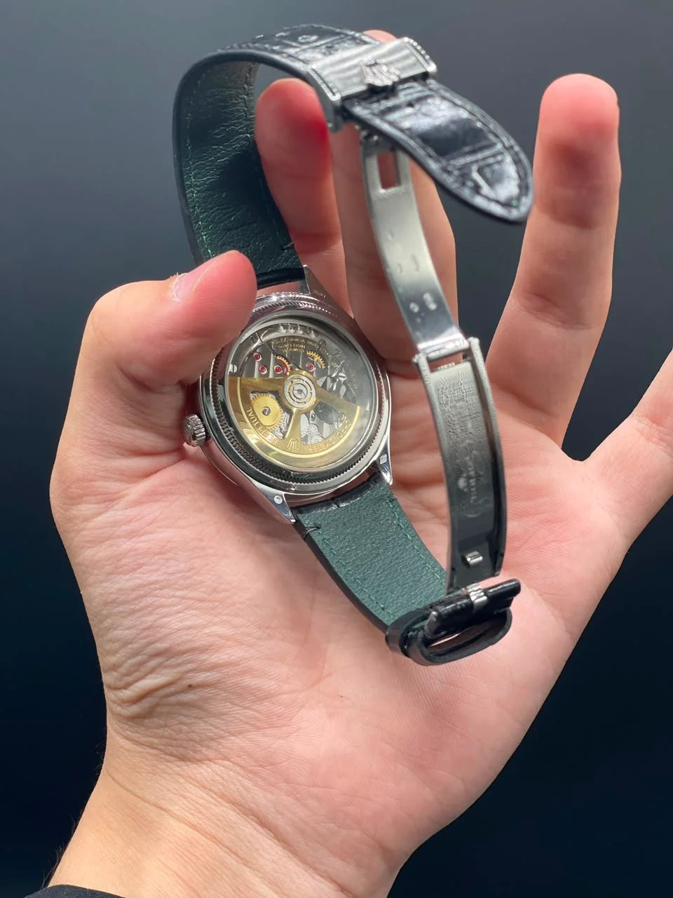 Black Strap with Black 1908 Dial Automatic Watch