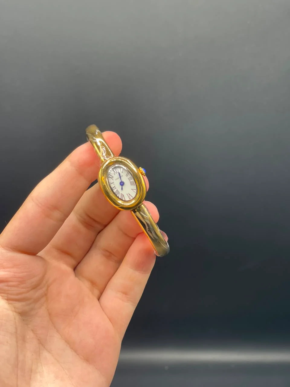 CTR Golden Chain with White Dial Ladies Quartz Watch