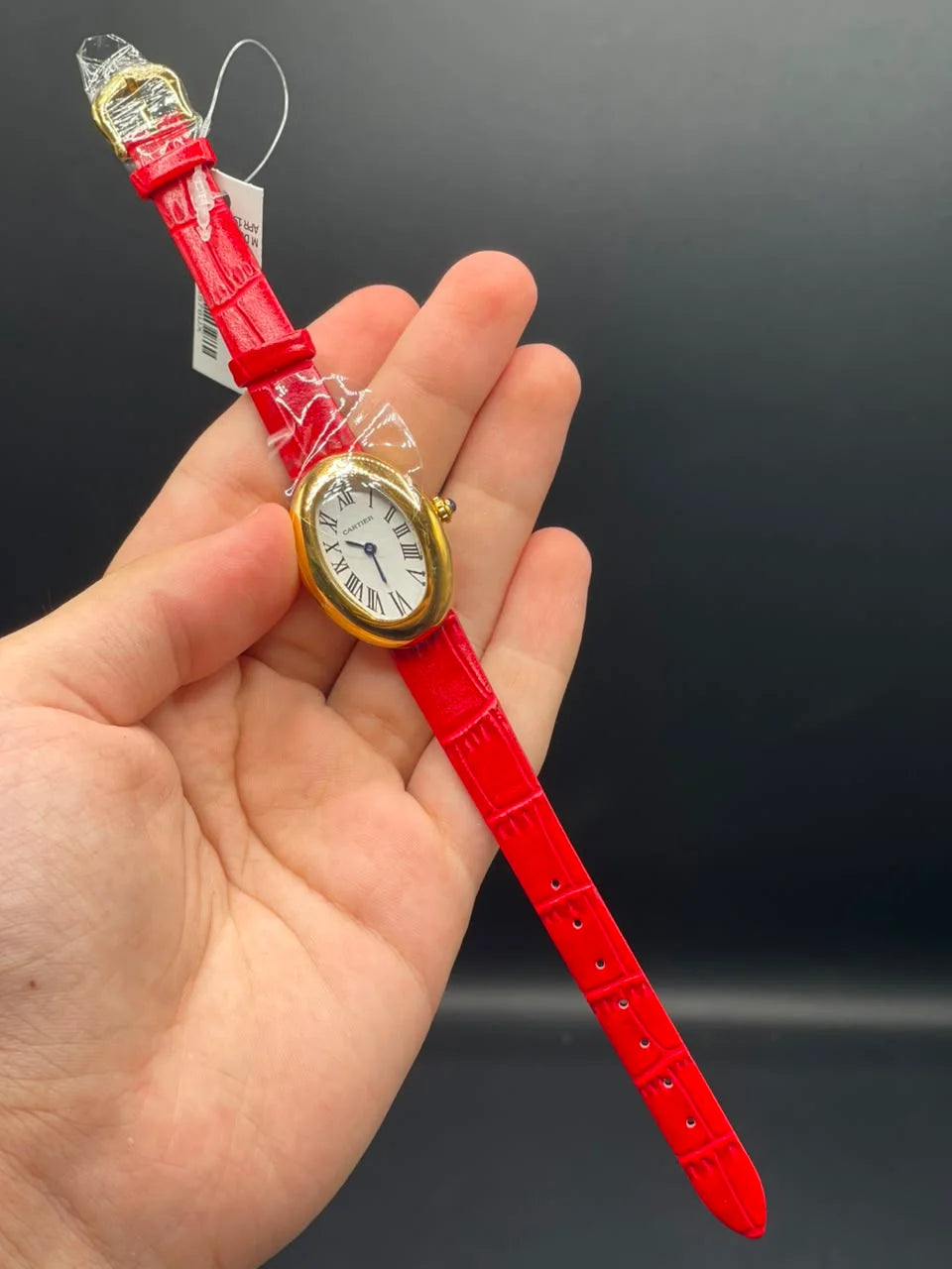 CTR Red Strap with White Dial Ladies Quartz Watch