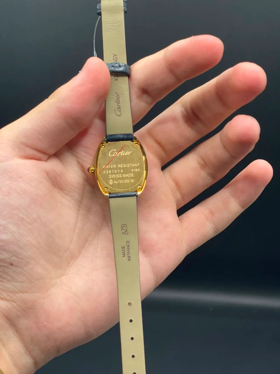 CTR Blue Strap with White Dial and Gold Bezel Ladies Quartz Watch