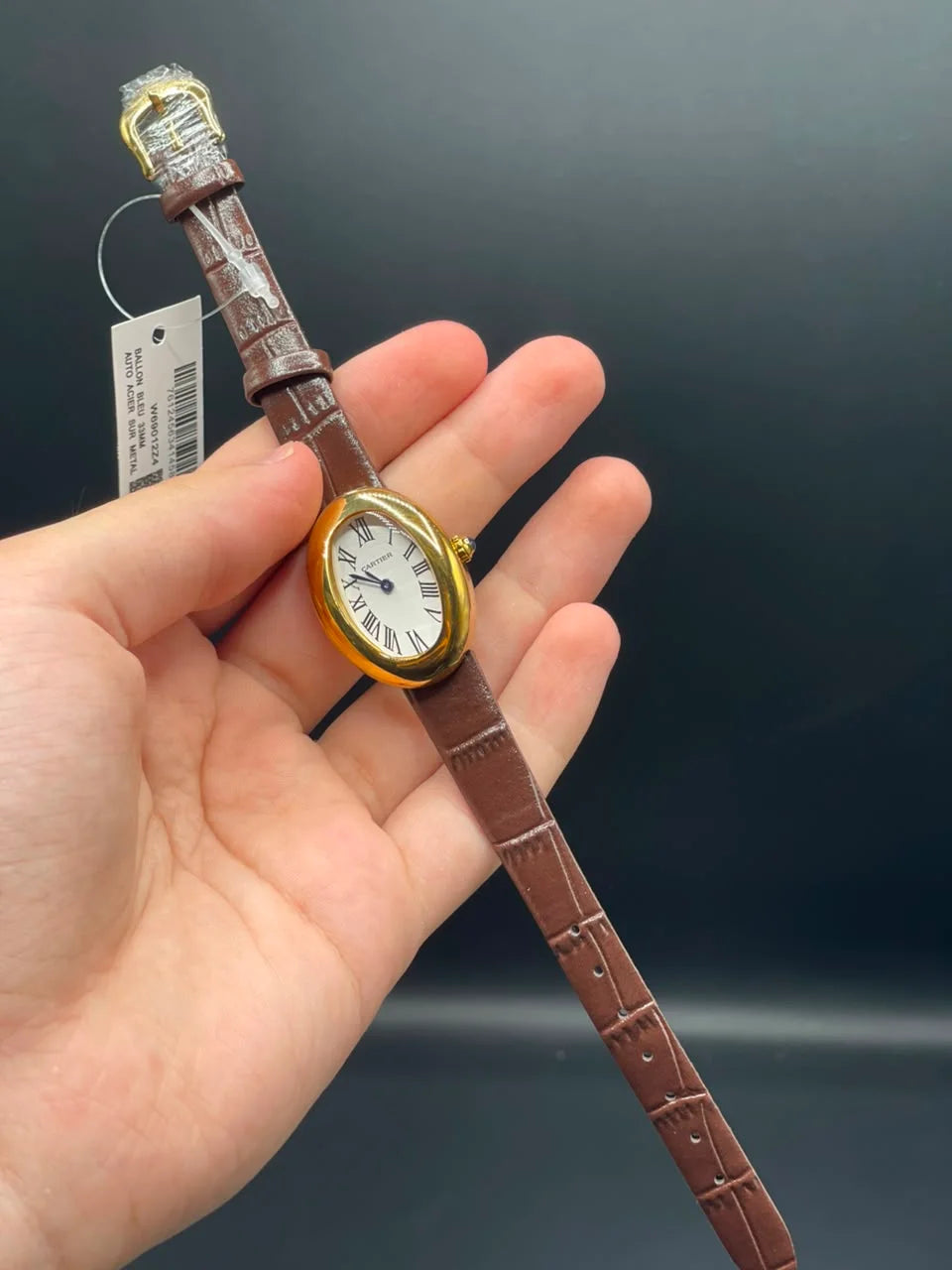 CTR Brown Strap with White Dial Ladies Quartz Watch