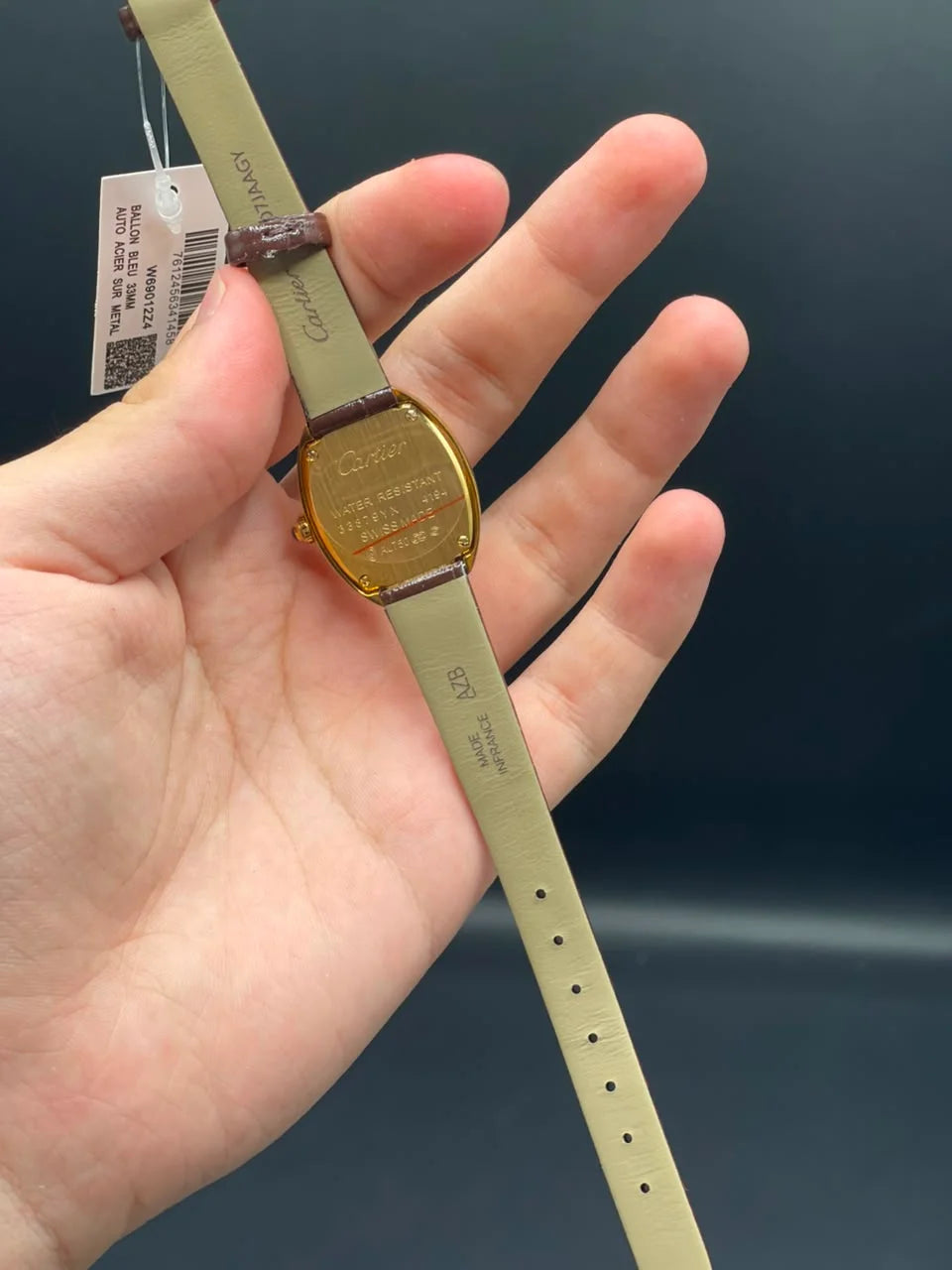 CTR Brown Strap with White Dial Ladies Quartz Watch