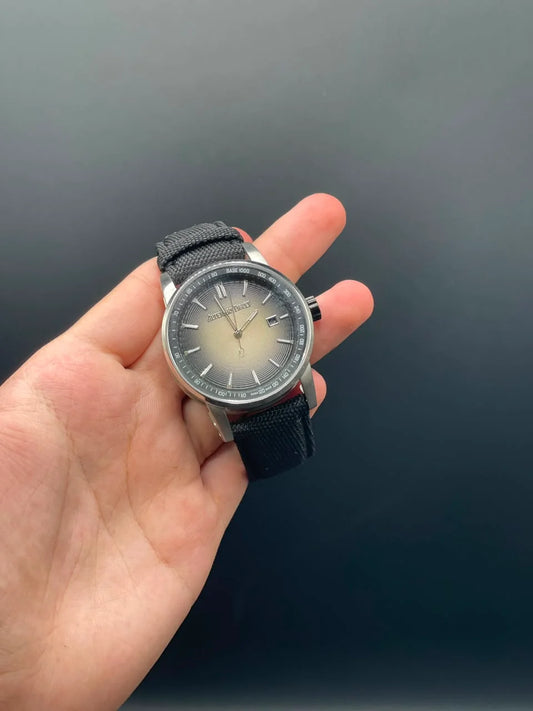 AP Style Black Strap with Smoked Gray Dial Automatic Watch